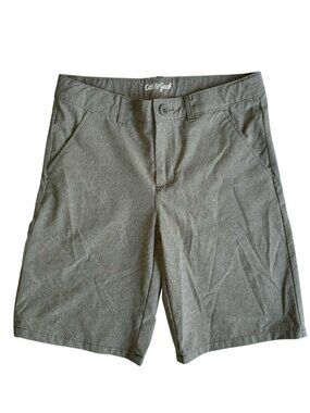 Cat and Jack Adjustable Waist Boys Shorts 14 Gray, Good Condition
